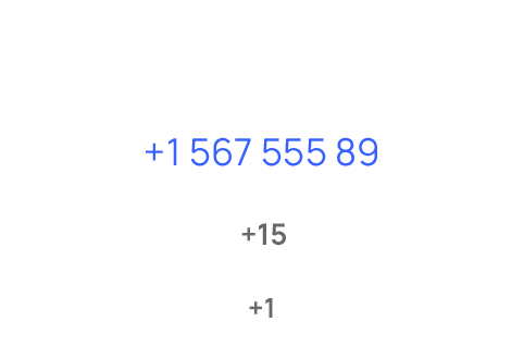 Phone number as-you-type formatter